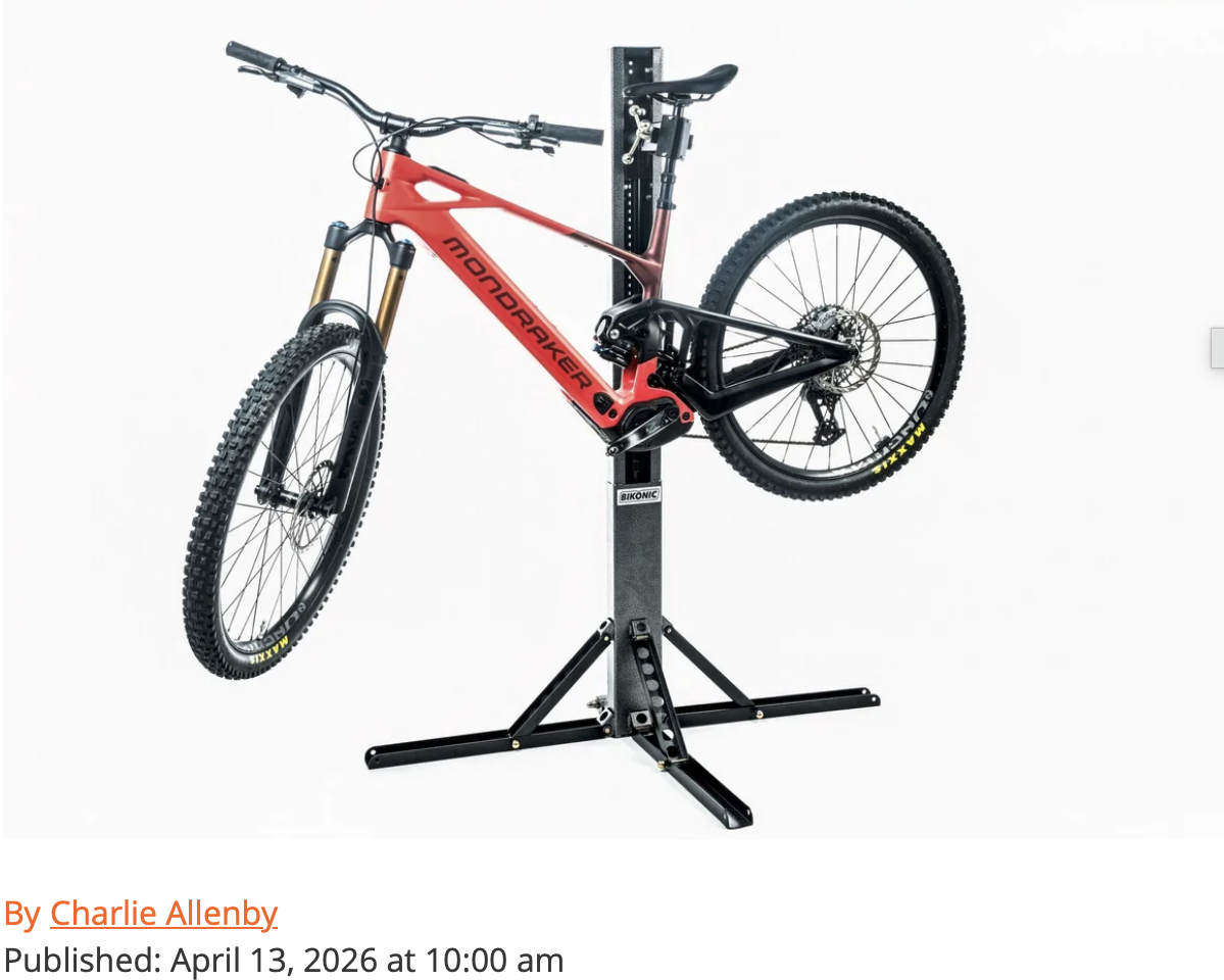 BikeRadar article: the Gas Stand enables you to work on the heaviest bikes with minimal fuss